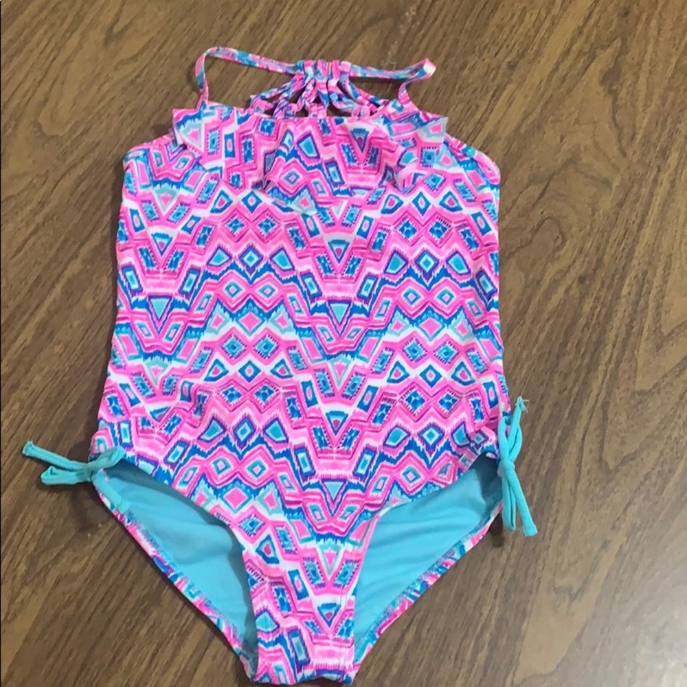YMI Girls Swimsuit One Piece - size 10/12